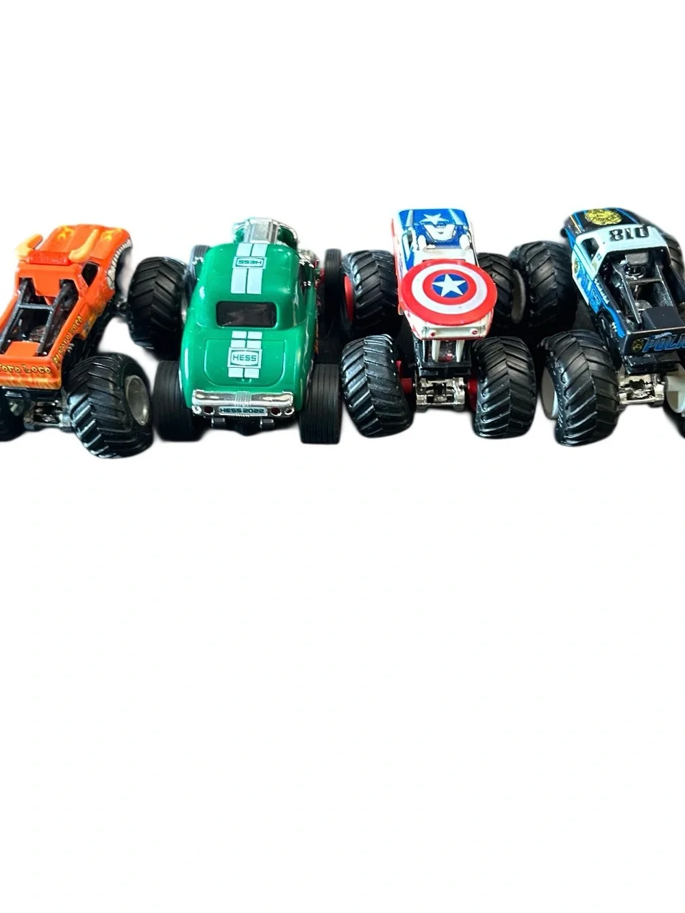 Hot Wheels Monster Truck Diecast Vehicle Lot Of 8 Set